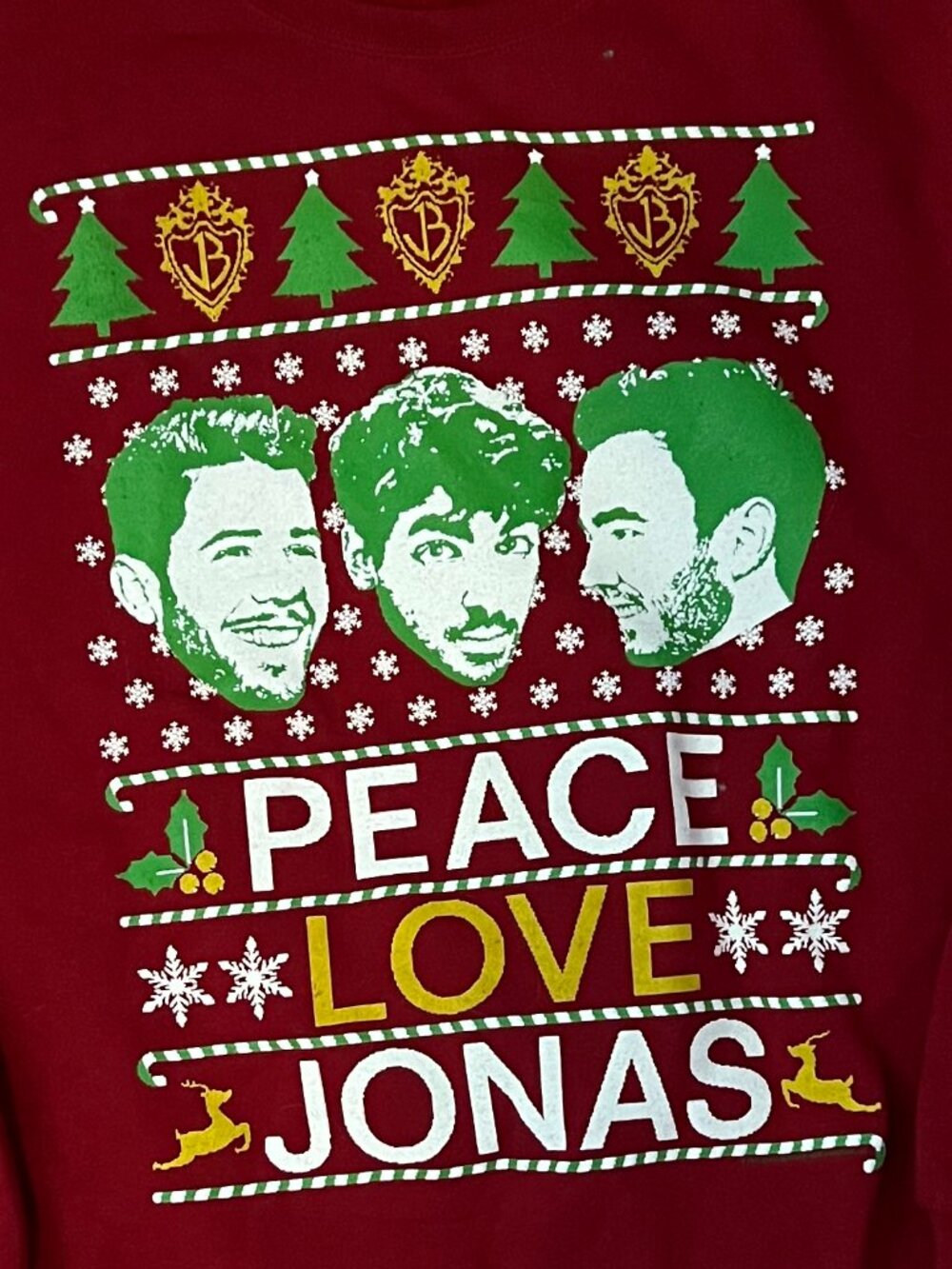 Jonas Brothers Christmas Crewneck Sweater - Picture 3 of 3